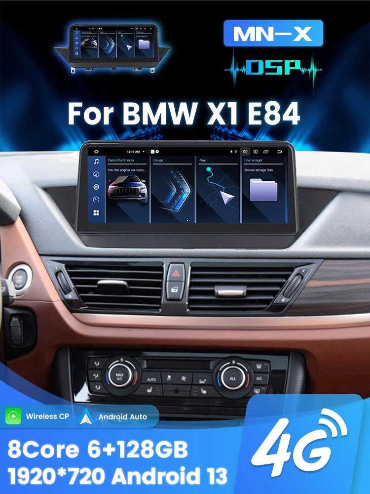 Автомобильная Беспроводная Автомагнитола CarPlay + android, 6 + 128 ГБ, умные системы для BMW X1 E84 2009-2015, навигатор, автомобильный мультимедийный BT, OEM 6G 128G AHD фотография 16