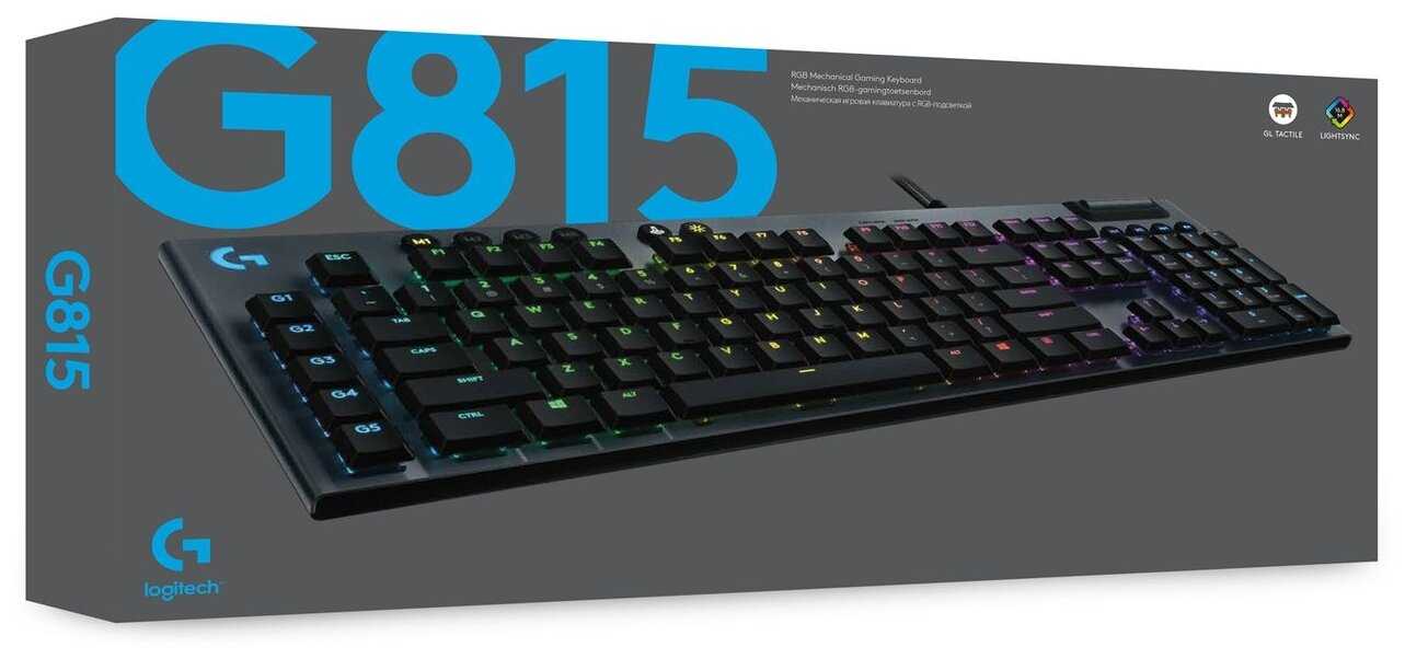 Игровая клавиатура Logitech G G815 (Tactile Switch) фотография 9