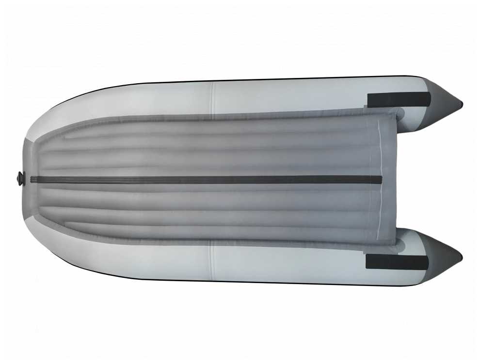 Надувная лодка НДНД Grouper 335 серо-синий фотография 1