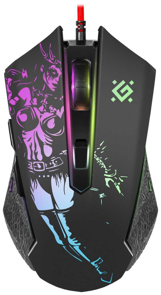 Игровая мышка для компьютера Defender Sin'Sister оптика 6 кнопок 7200 dpi фотография 1