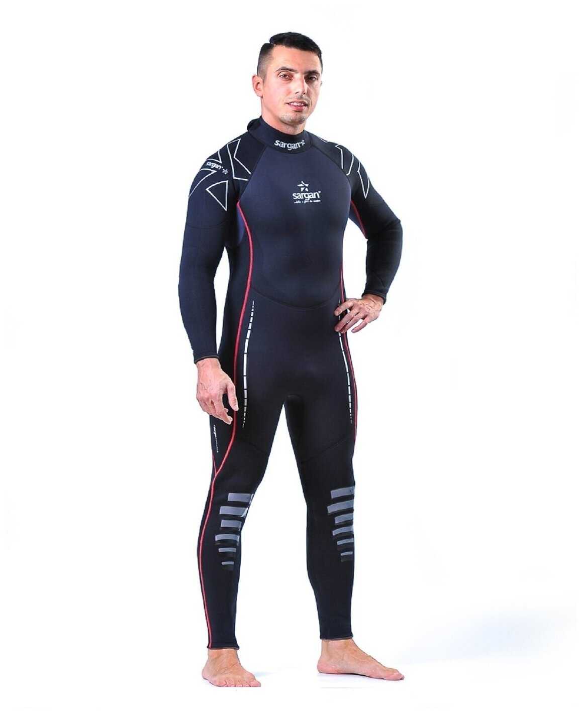 Гидрокостюм для плавания и водных видов спорта SARGAN Nero Long men 5 mm фотография 2