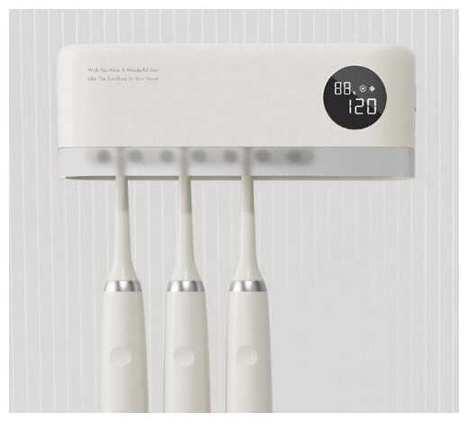 Стерилизатор зубных щеток Xiaomi SOLOVE 001G Smart Toothbrush Sterilizer 4000mAh фотография 8