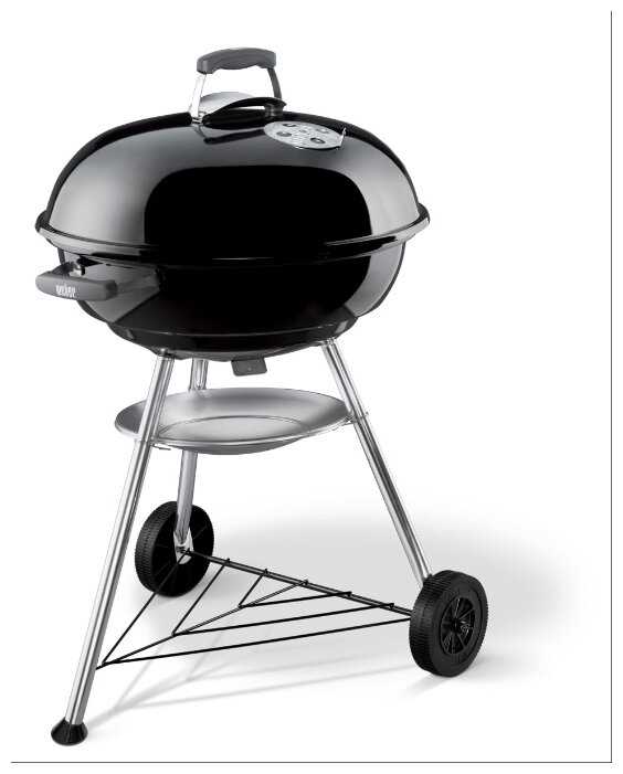 Гриль угольный Weber Compact Kettle, 66х58х97 см фотография 1