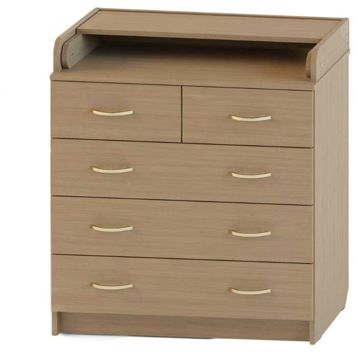Пеленальный комод Атон Мебель Сириус 80/5 ЛДСП фотография 2