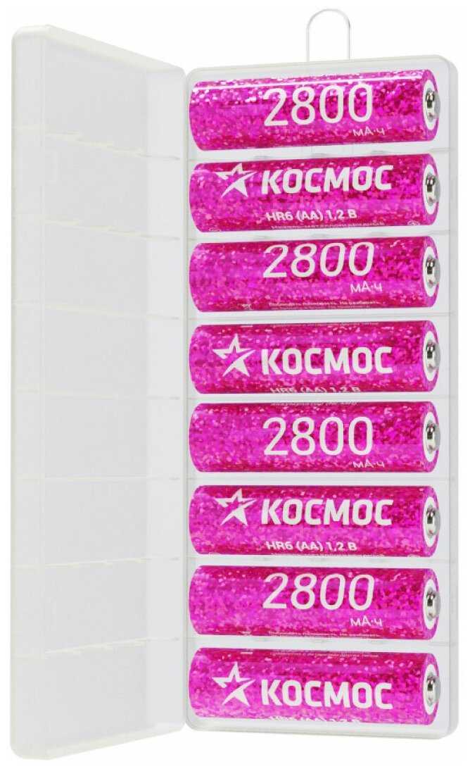 Аккумуляторные батарейки АА Космос 2800 mAh (12 шт.) фотография 8