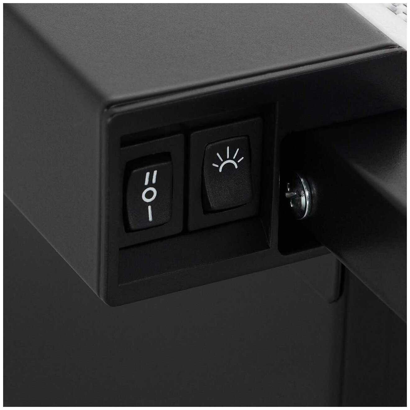 Вытяжка встраиваемая в шкаф 50 см Elikor Нейтрино 50 Black/Inox фотография 3