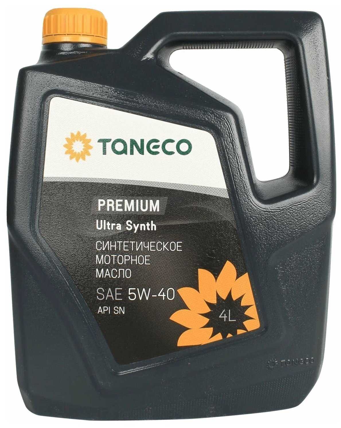 HC-синтетическое моторное масло TANECO Premium Ultra Synth SAE 5W-40