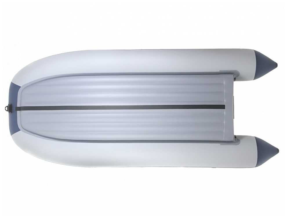 Надувная лодка НДНД Grouper 350 серо-синий фотография 1