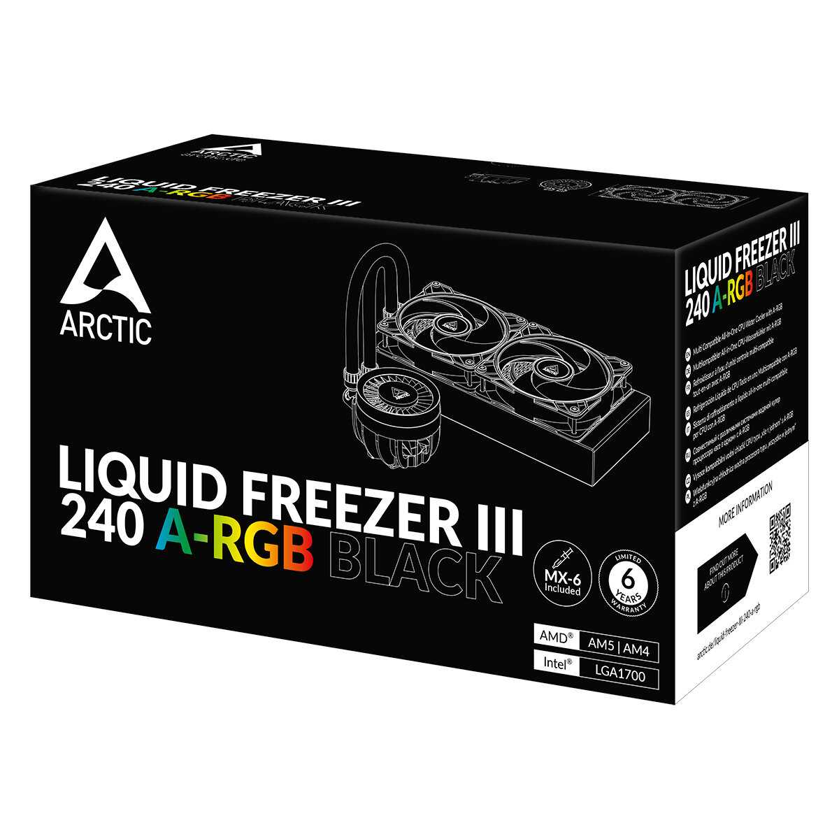 Система водяного охлаждения Arctic Liquid Freezer III 240 A-RGB фотография 14