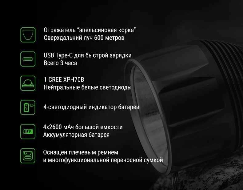 Фонарь Nextorch Saint Torch 11 (SAINT TORCH 11) фотография 7