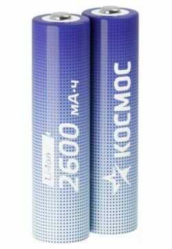 Набор аккумуляторов Космос Li-ion 18650 2600 mAh (2 шт) фотография 3