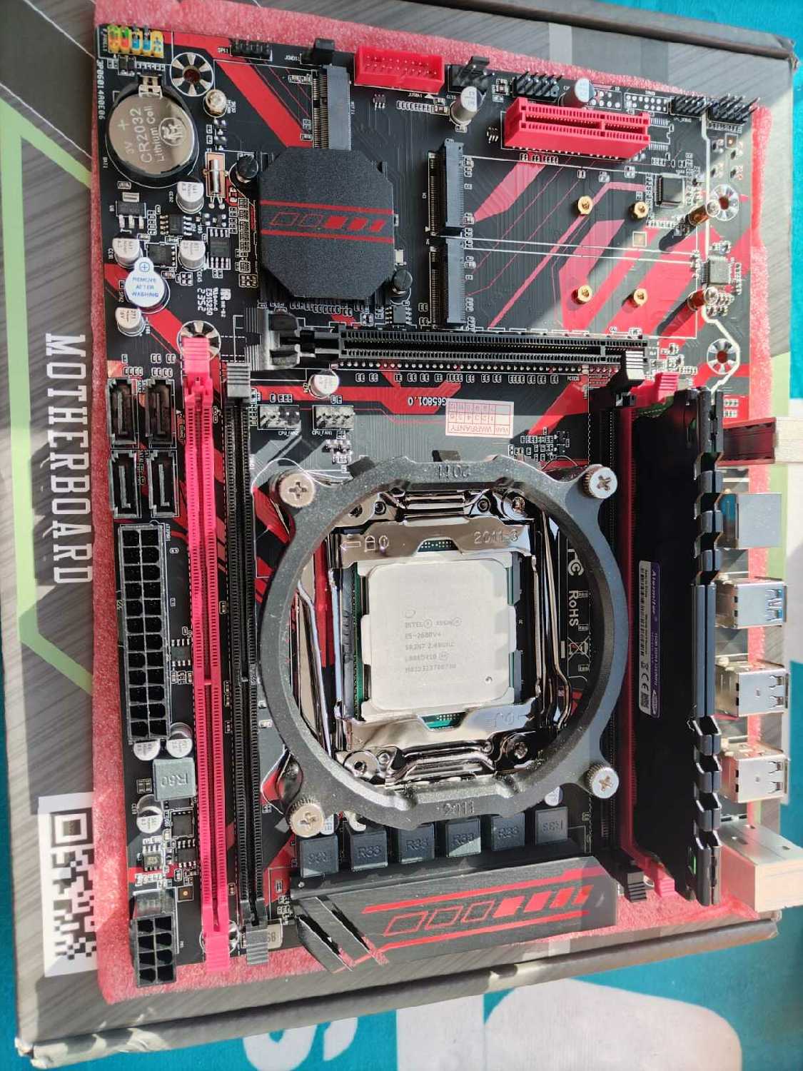 Комплект материнской платы Atermiter X99 (LGA 2011v3) фотография 2