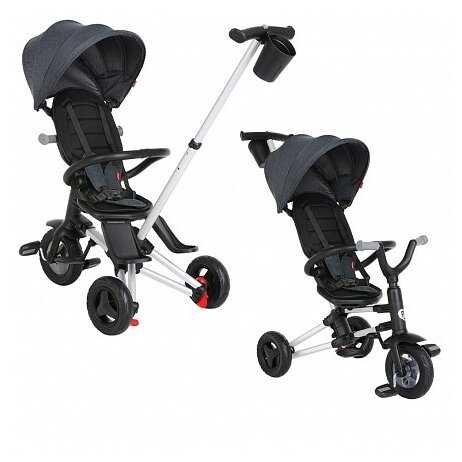 Трехколесный велосипед QPlay Nova S700 с надувными колесами фотография 9