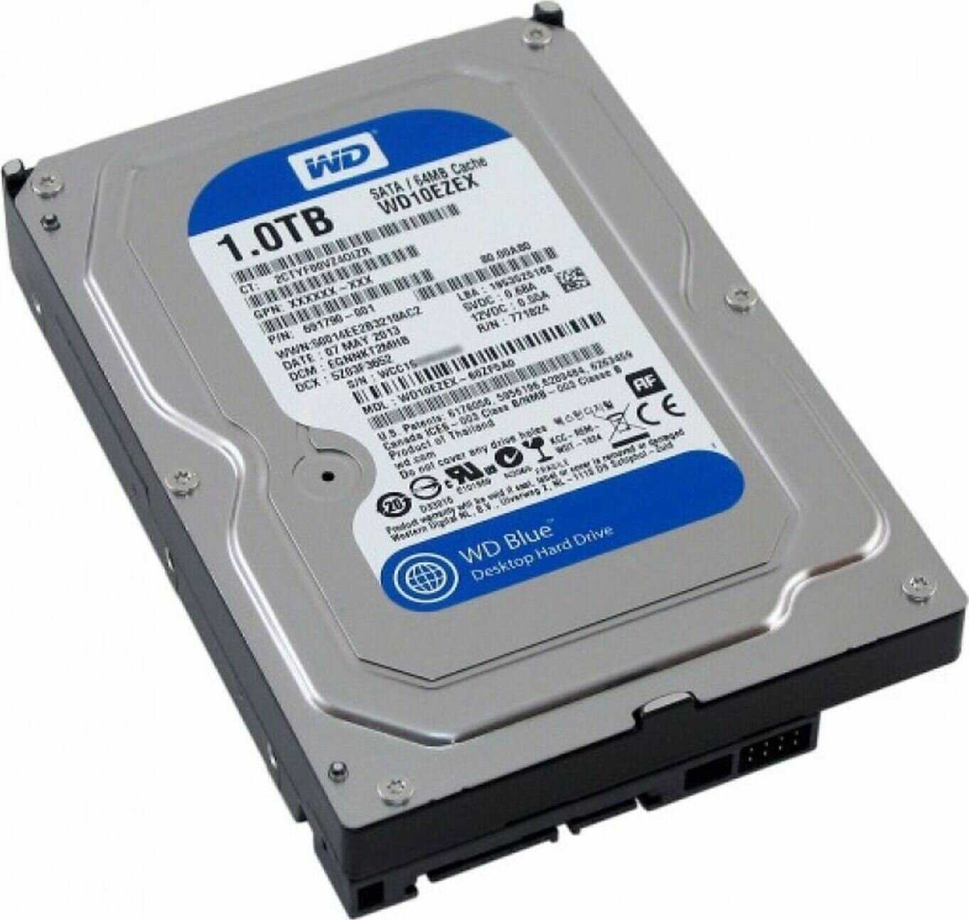 Внутренний жесткий диск Western Digital Blue [1 ТБ, 3.5