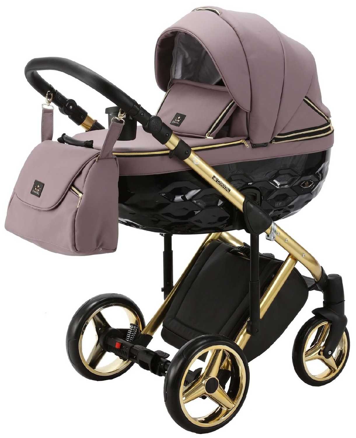 Универсальная коляска Adamex Chantal Special Edition Deluxe (2 в 1) фотография 50