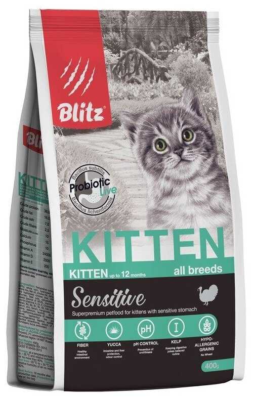 Корм Blitz Sensitive с индейкой