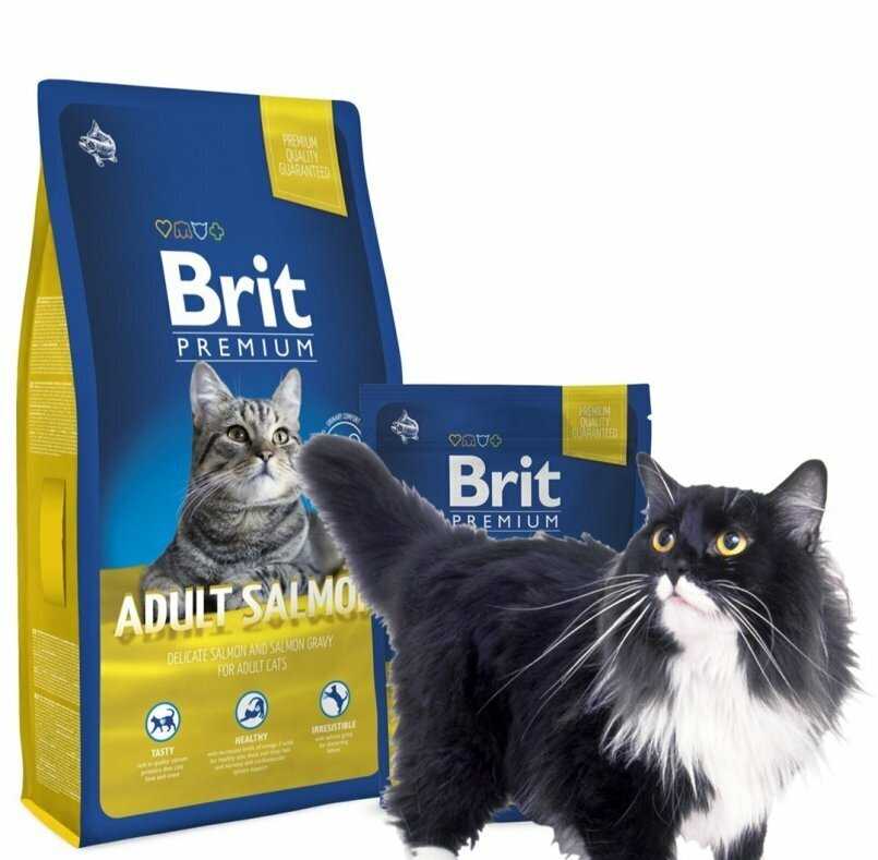Корм для кошек Brit Premium с лососем фотография 19