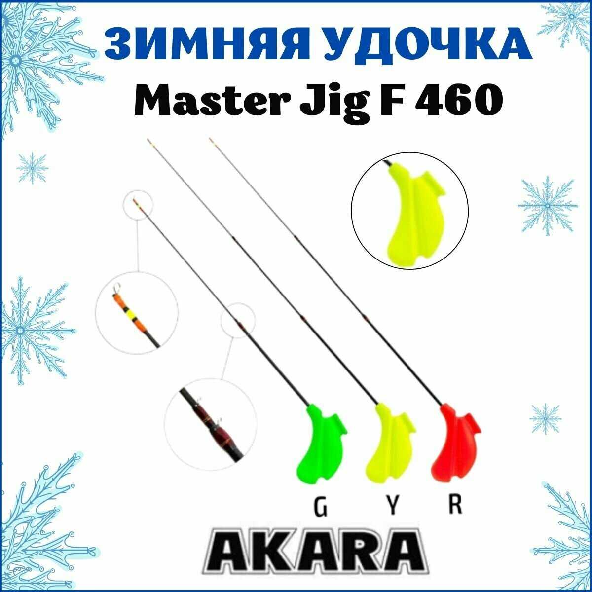 Зимняя удочка Akara Master Jig M 360 (HLTC-3-Y) фотография 8