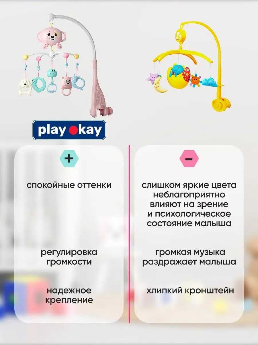 Play Okay Мобиль музыкальный с проектором фотография 19