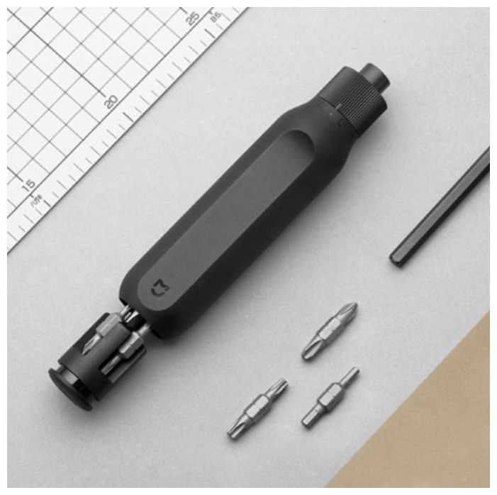 Набор бит и насадок Xiaomi Mijia Ratchet Screwdriver 16 in 1, 10 предм. фотография 6