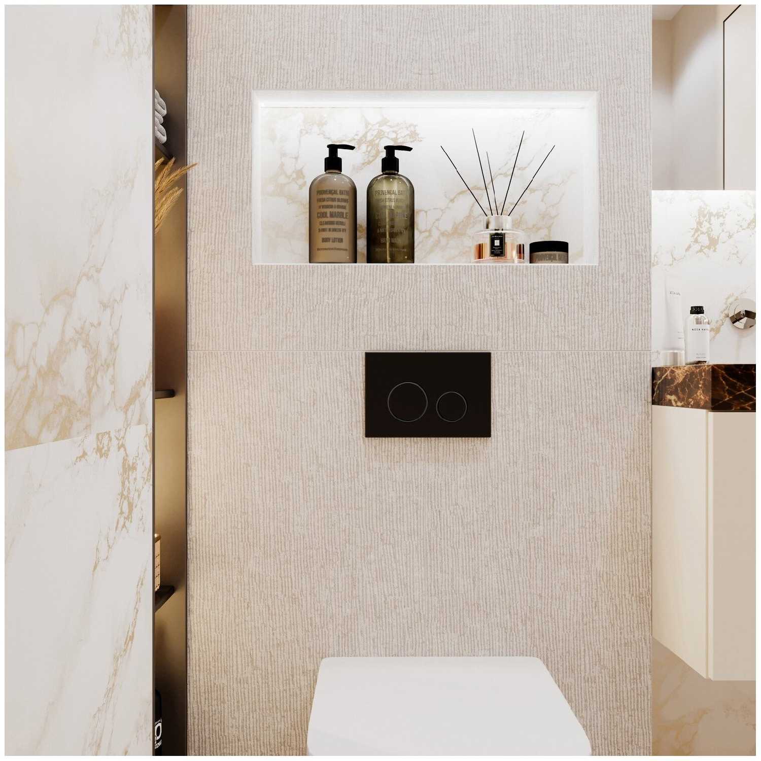 Комплект инсталляции для подвесного унитаза 5 в 1 Lavinia Boho Relfix 38010020 (round) фотография 13