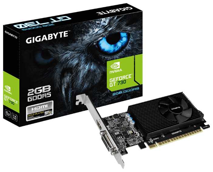 Видеокарта GIGABYTE GeForce GT 730 LP 2GB (GV-N730D5-2GL) фотография 3