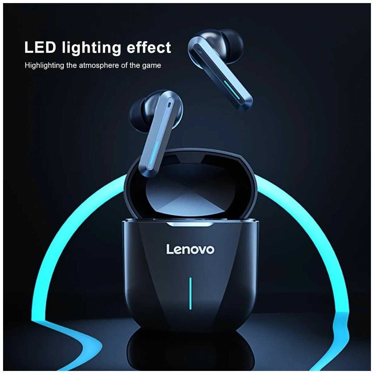 Беспроводные наушники Lenovo XG01 TWS Bluetooth 5.0 Игровые гарнитуры (белые) фотография 4