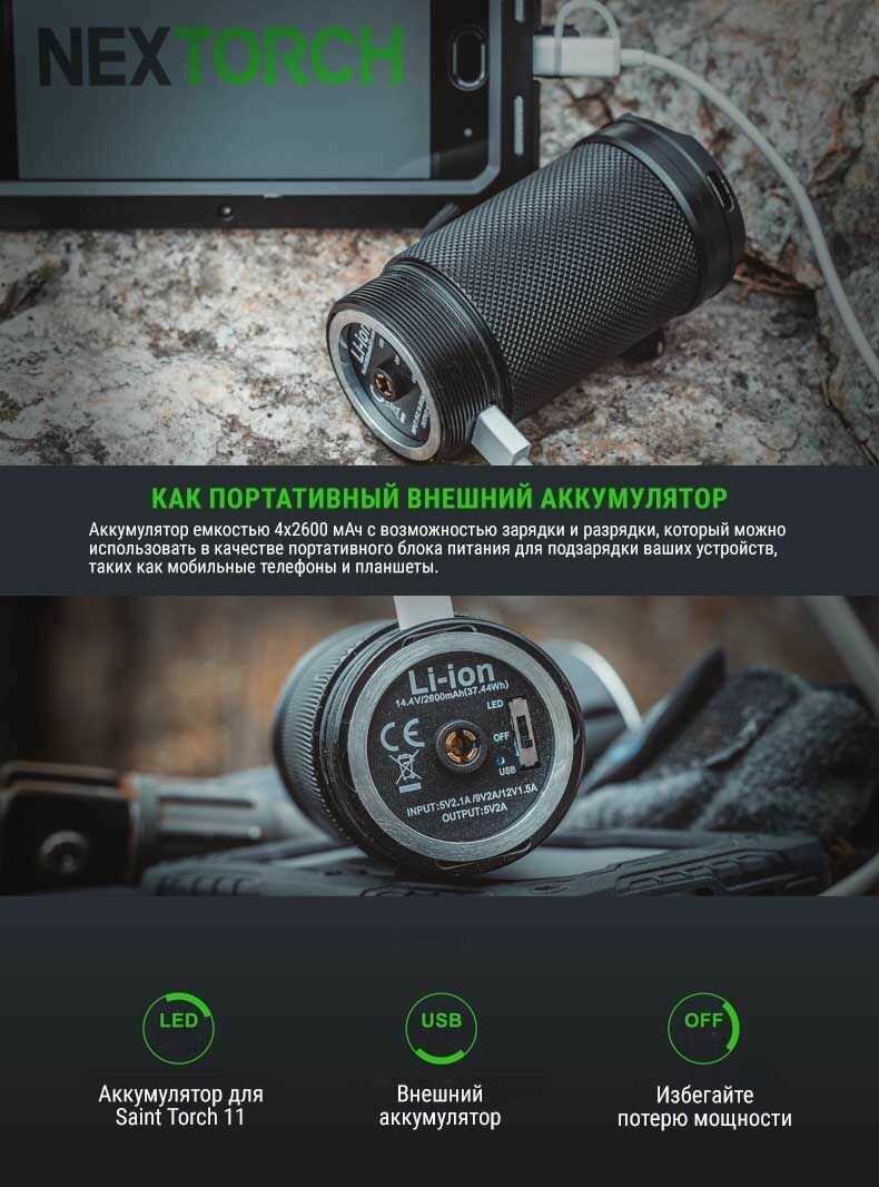 Фонарь Nextorch Saint Torch 11 (SAINT TORCH 11) фотография 12