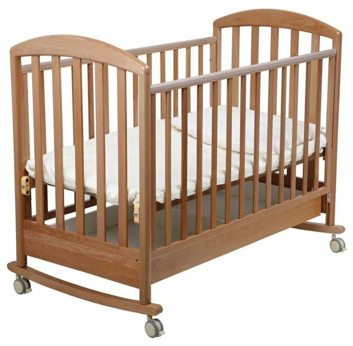 Кроватка Papaloni Джованни, качалка, полозья для качания фотография 3