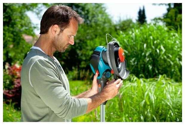 Триммер электрический GARDENA ComfortCut 450/25 фотография 9