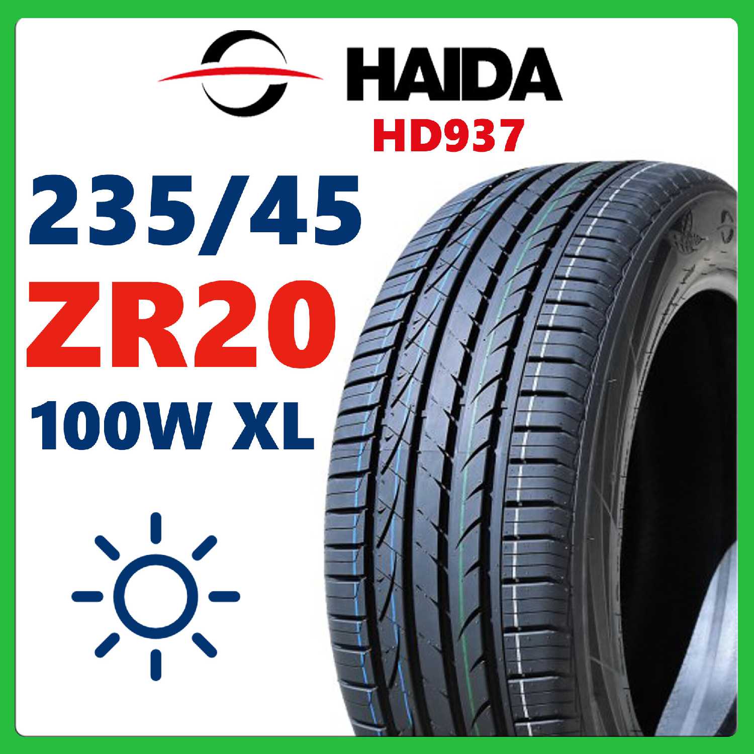 Шины летние HAIDA HD937 225/55R18 фотография 13