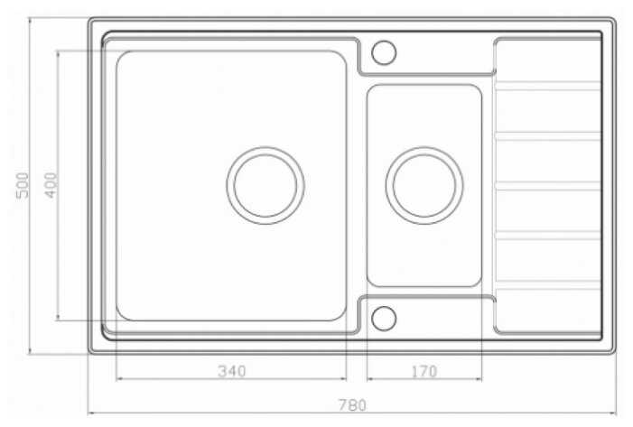 Кухонная Мойка Seaman SMR-7850B фотография 2