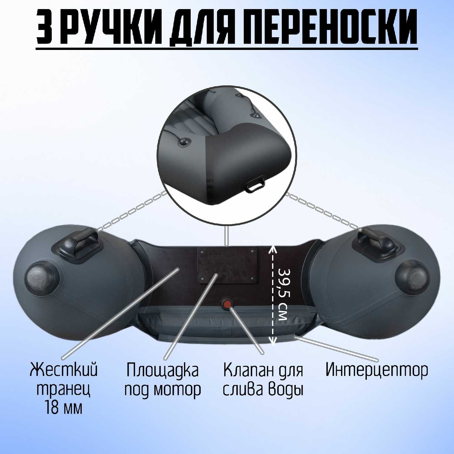 Лодка надувная Барс Барс-260 фотография 15