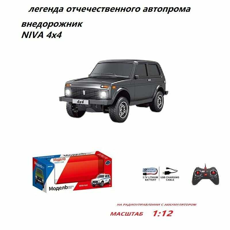 Радиоуправляемая машинка на аккумуляторах Нива 4х4 ВАЗ 2121 (JY-4023) фотография 3