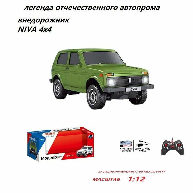 Радиоуправляемая машинка на аккумуляторах Нива 4х4 ВАЗ 2121 (JY-4023) фотография 4