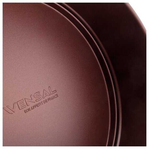 VENSAL 2507VS Форма для выпечки Vensal Piquant круглая разъемная 21см из углеродистой стали фотография 3