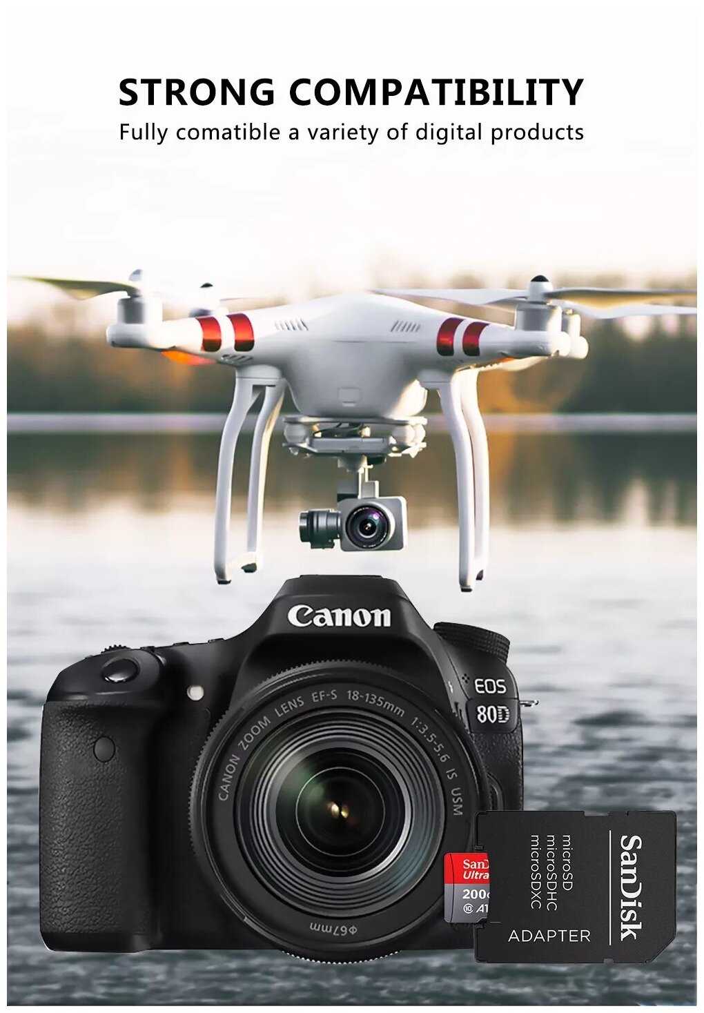 Карта памяти MicroSD SanDisk Ultra 256GB UHS-I (SDSQUA4-256G-GN6MN) фотография 10