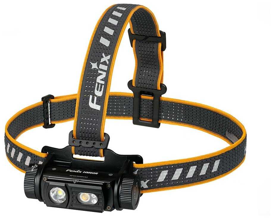 Налобный фонарь Fenix HM60R, 1 x 18650, 116 метров, 1200 люмен (Комплект)