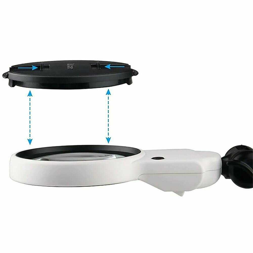 Настольная лупа Mylatso 3.5x/5.25x 90 мм фотография 3