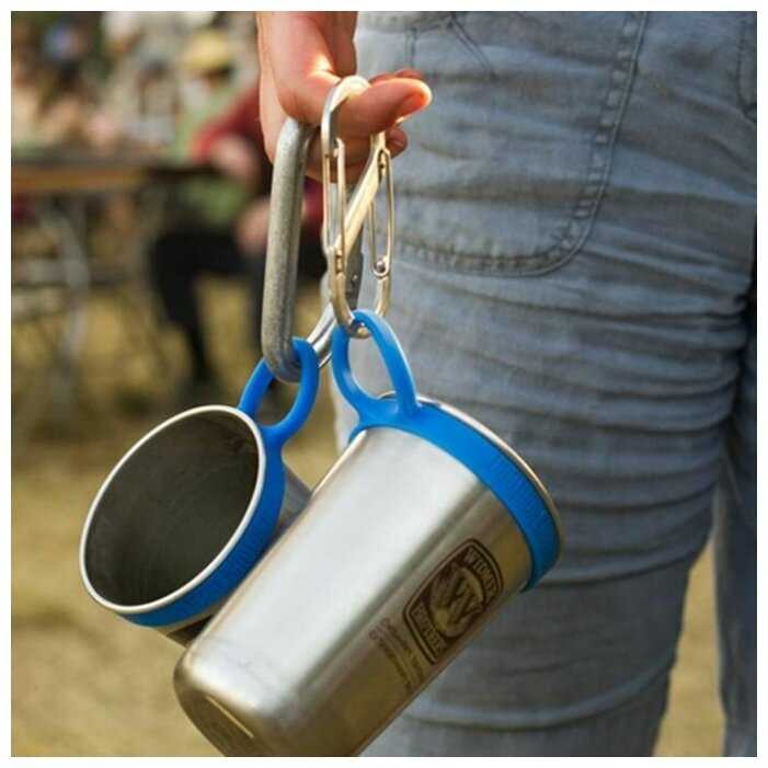 Набор силиконовых держателей для стакана Klean Kanteen PINT CUP RING, 4шт фотография 5