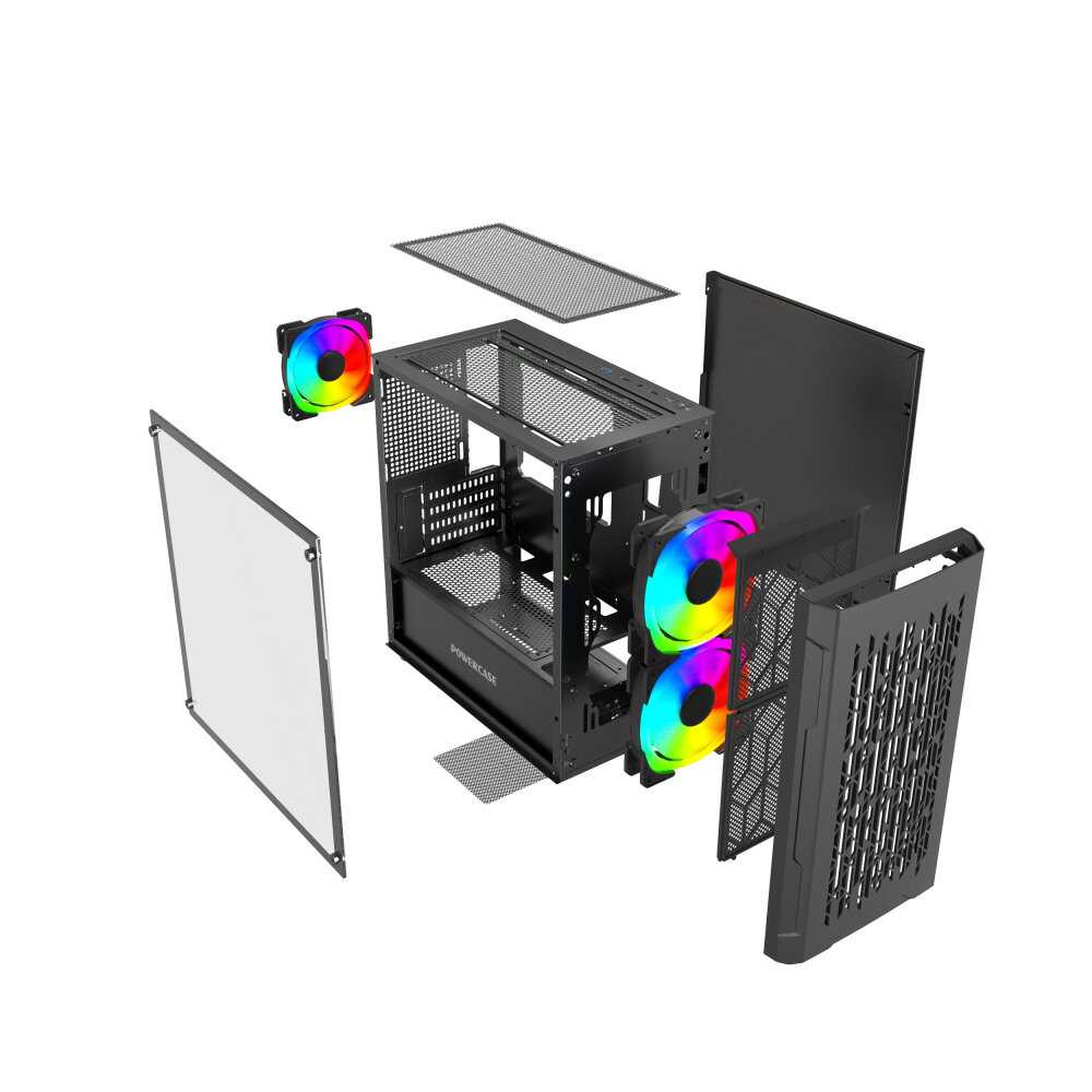 Корпус Powercase Mistral Micro D3W ARGB (CMMDB-A3) фотография 10