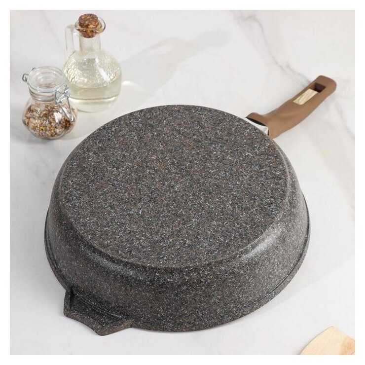 Сковорода Мечта 28см Премиум с антипригарным покрытием с несъемной ручкой 28902 фотография 3