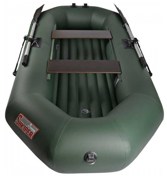 Надувная лодка ТОНАР Шкипер А260 надувное дно фотография 4