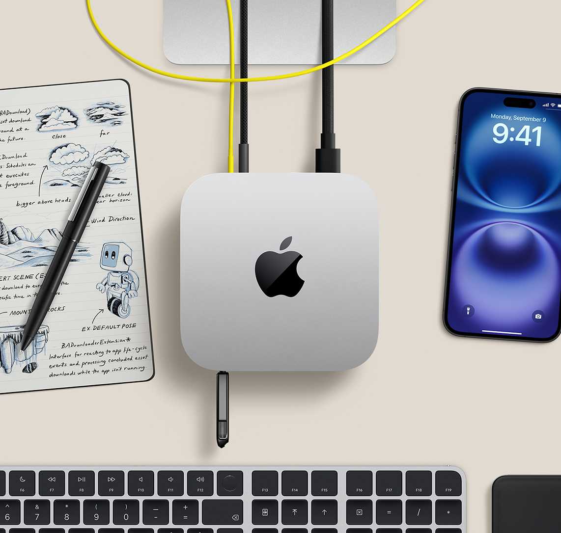 Мини настольный компьютер Apple Mac Mini (M4 10C CPU, 10C GPU, 2024) фотография 8