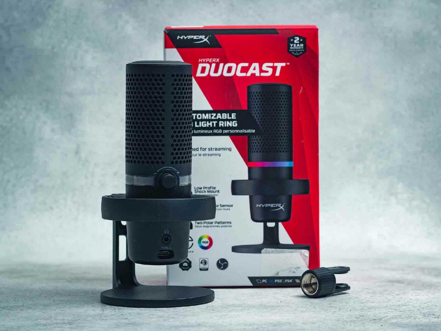 Микрофон HyperX DuoCast (HXM3-BK) фотография 5