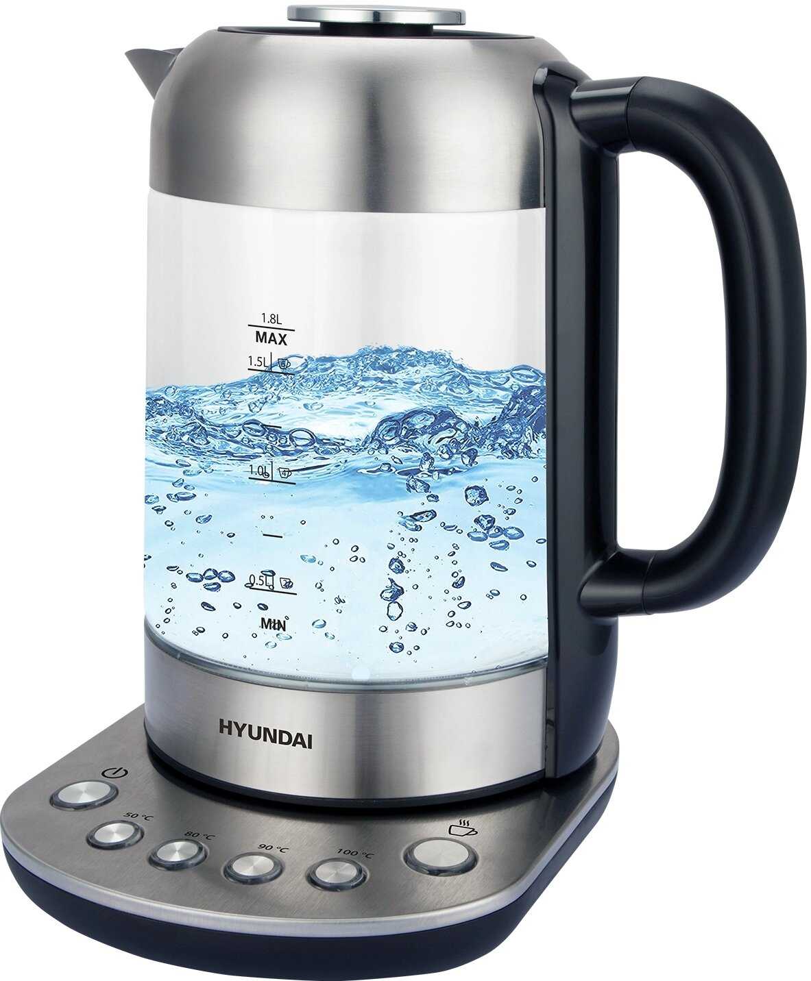 Чайник электрический Hyundai HYK-G8407 1.8л 2200Вт
