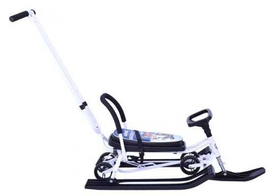 Снегокат Барс 111 Mobile с Т-образным толкателем и колесной базой фотография 14