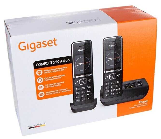 Радиотелефон Gigaset Comfort 550A DUO (RUS) фотография 2
