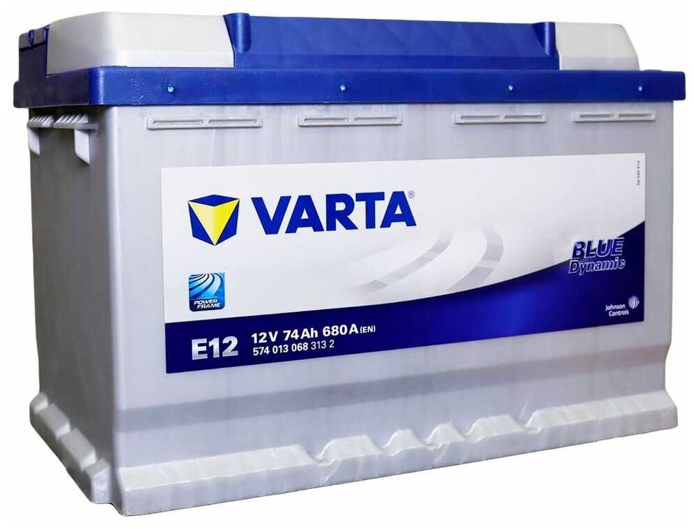 Автомобильный аккумулятор VARTA Blue Dynamic E12 (574 013 068) фотография 12