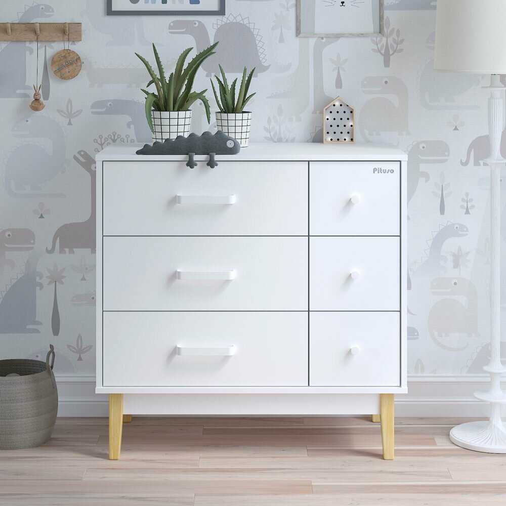 Комод пеленальный Pituso Kids Vintage Premium (6 ящиков) фотография 1